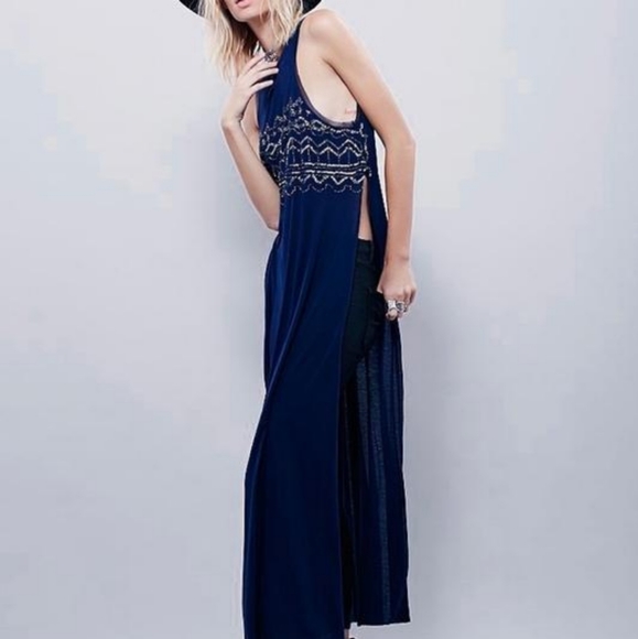 Free People Beaded Maxi Tank Top - Picture 3 of 5